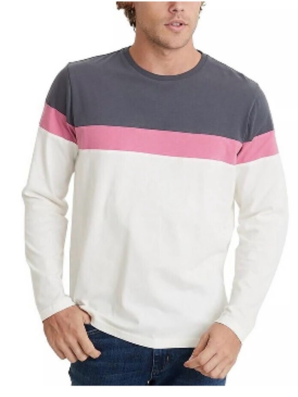 Marine Layer Organic Cotton Jacob Colorblock Shirt L/XL